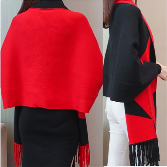 DOUBLE SIDED BLACK/RED WRAP - Picture 4 of 5